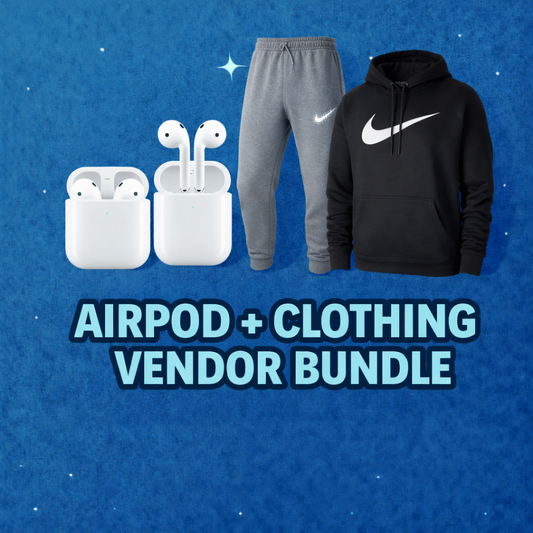 Airpod + Clothing Vendor